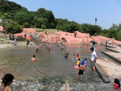 赤塚山公園 ぎょぎょランド 水遊び 子供の遊び場 愛知県西三河発