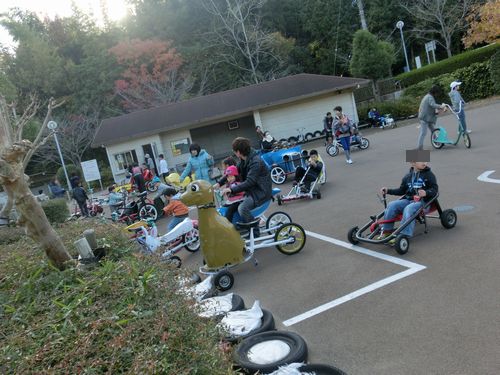 於 大 公園 自転車